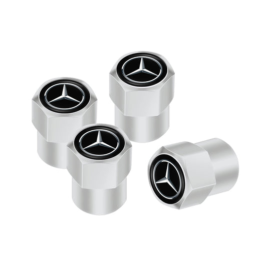 Mercedes Silver Dust Caps