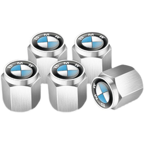 BMW Dust Caps Size Universal Fitment - Black/Silver